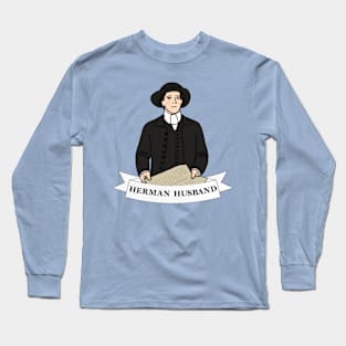 Herman Husband V.2 (Large Design) Long Sleeve T-Shirt